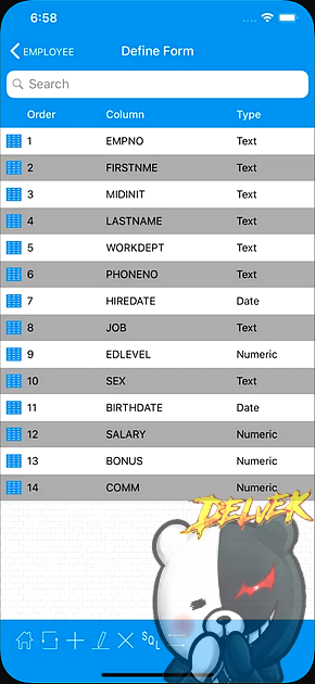 DB2Prog2 - DB2 Client iPhone screenshot 3