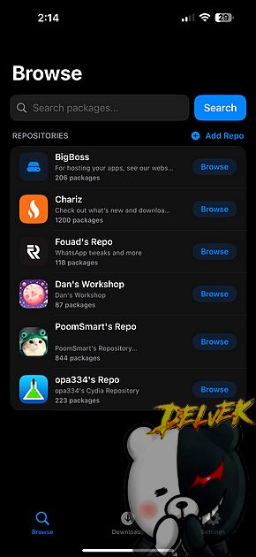 DebManager screenshot 1