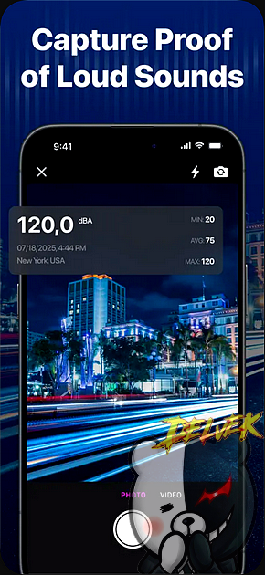 Decibel Meter - Sound Analyzer iPhone screenshot 3