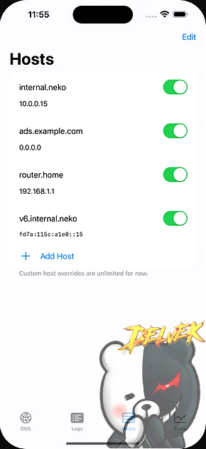 DNSimple iPhone screenshot 2