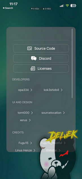 Dopamine iPhone screenshot 2