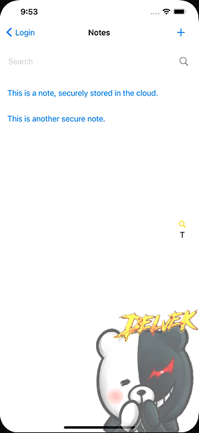 Dualock - Secure Note iPhone screenshot 2