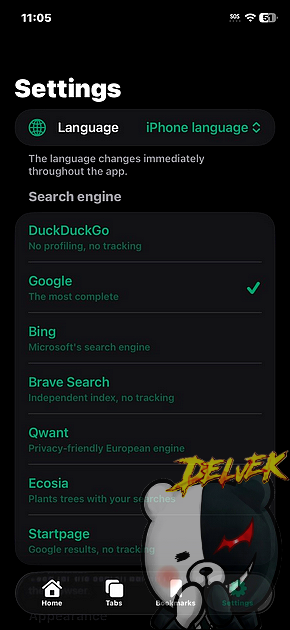 DzBrowser iPhone screenshot 3