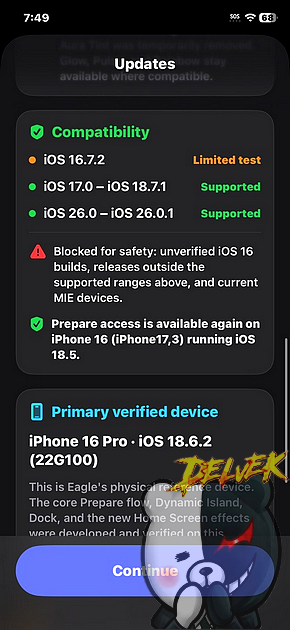 Eagle iPhone screenshot 2