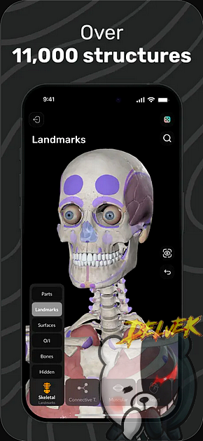 Easy Anatomy 3D with Voice Ai iPhone screenshot 2