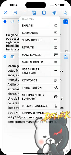 Epub Reader with Ai Books Pro iPhone screenshot 4