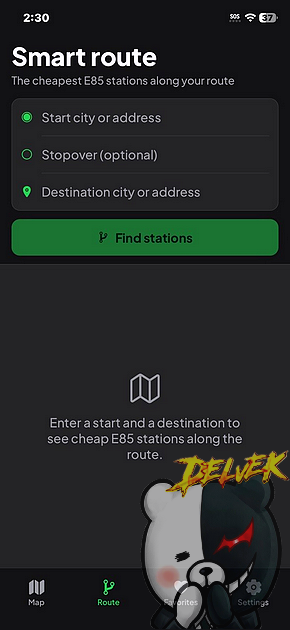 EthanolGo iPhone screenshot 2