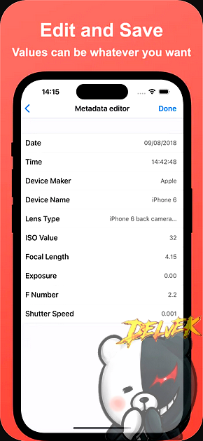 Exif Metadata Editor - Images iPhone screenshot 3