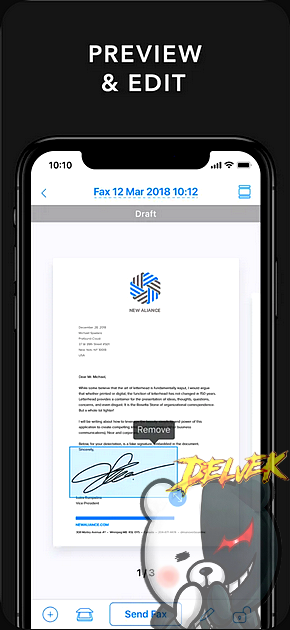 FAX from iPhone/iPad iPhone screenshot 4