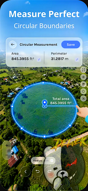 Field Calc - GPS Area Measure iPhone screenshot 3