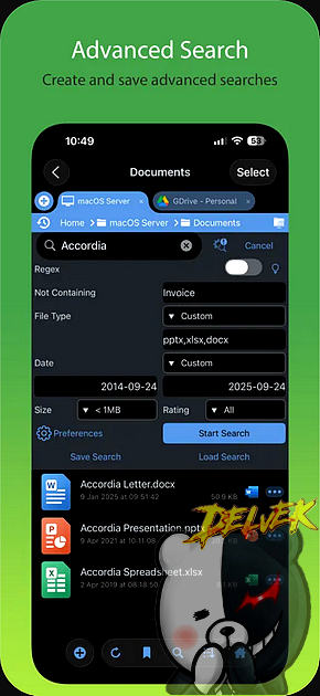 FileBrowser Pro iPhone screenshot 3