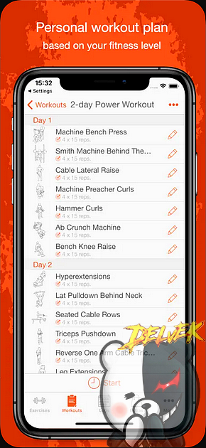 Fitness Point Pro - Home & Gym iPhone screenshot 2