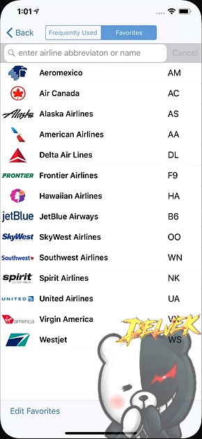 Flight Update Pro iPhone screenshot 3