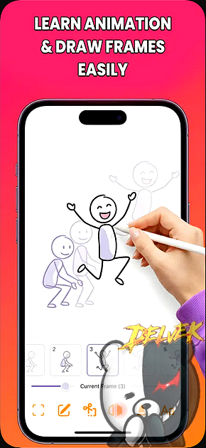 Flip Art 2D Animation Creator iPhone screenshot 2