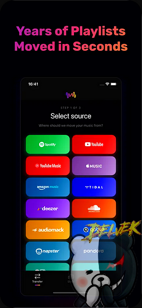 FreeYourMusic - Move Playlists iPhone screenshot 3