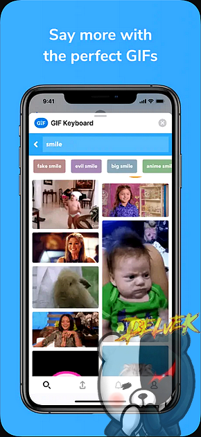 GiF Keyboard iPhone screenshot 2
