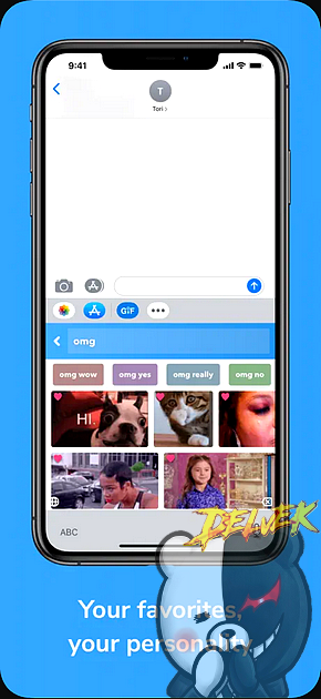 GiF Keyboard iPhone screenshot 3
