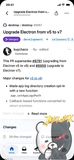 GitHub iPhone screenshot 3