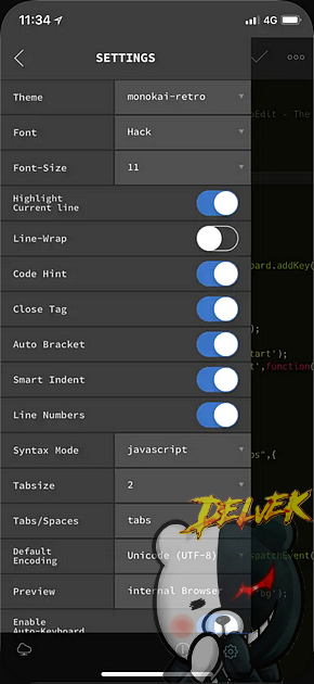 GoCoEdit - Code & Text Editor iPhone screenshot 4