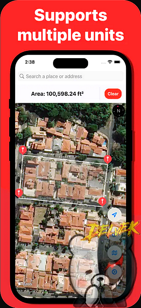 GPS Measure - Area & Length iPhone screenshot 4