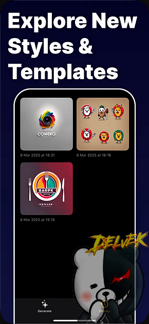 Hex - Ai Logo Generator & Maker iPhone screenshot 4