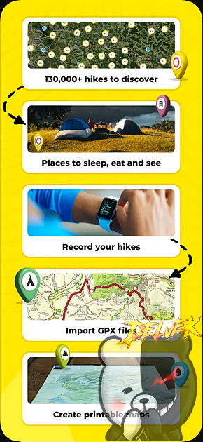 Hiiker - The Hiking Maps App iPhone screenshot 3