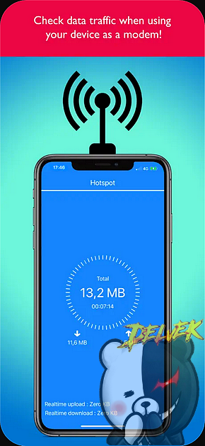 Hotspot Monitor Pro Data Usage iPhone screenshot 3