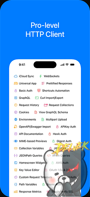 HTTPBot - APi & HTTP Client iPhone screenshot 2