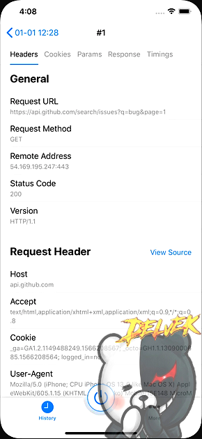 HTTP Catcher iPhone screenshot 2