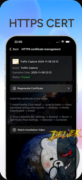 HTTP Traffic Capture iPhone screenshot 4