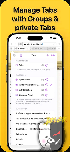 iCab Mobile - Web Browser screenshot 3