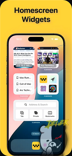 iCab Mobile - Web Browser screenshot 5