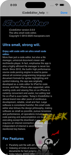 iCodeEditor screenshot 1
