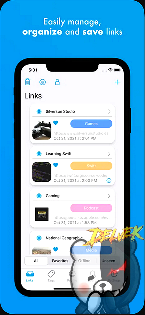 iLinks iPhone screenshot 2