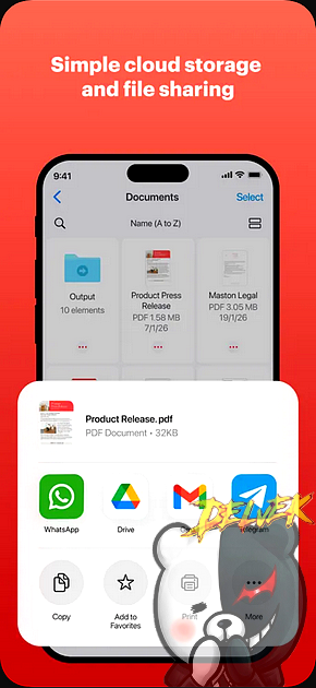 iLovePDF - PDF Editor & Scan iPhone screenshot 2