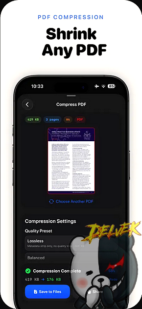 Image Video PDF Compressor iPhone screenshot 3