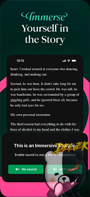 Inkitt Galatea - Audio & eBooks iPhone screenshot 3