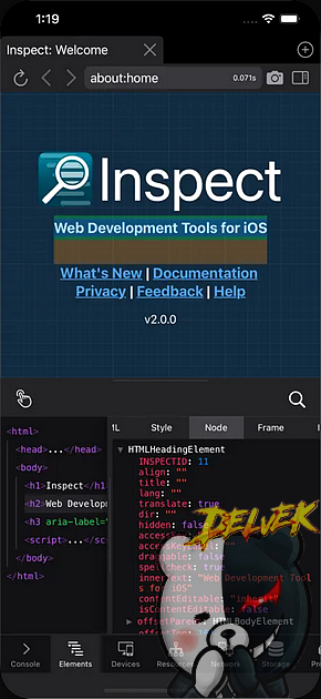 Inspect Browser iPhone screenshot 3