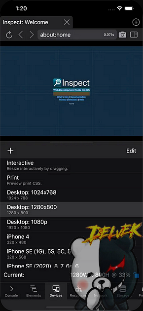 Inspect Browser iPhone screenshot 4