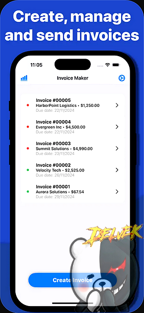 Invoice Maker - Receipt Creator iPhone screenshot 2