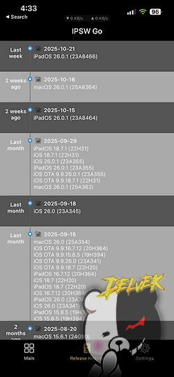 iPSW Go screenshot 2