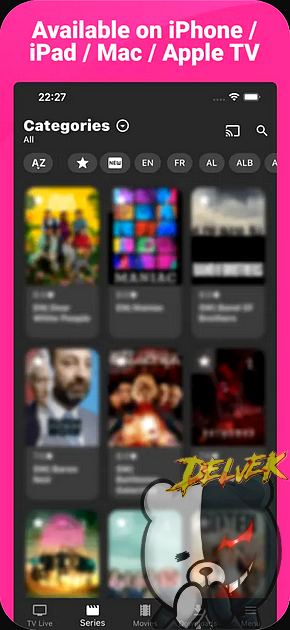 iPTV Smarters Player Expert Pro iPhone screenshot 2
