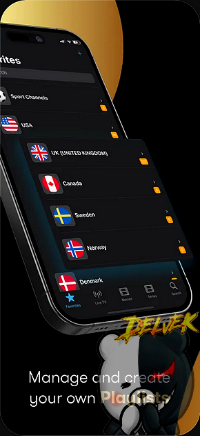 iPTV Streamer iPhone screenshot 2