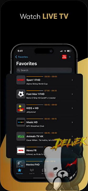 iPTV Streamer iPhone screenshot 3