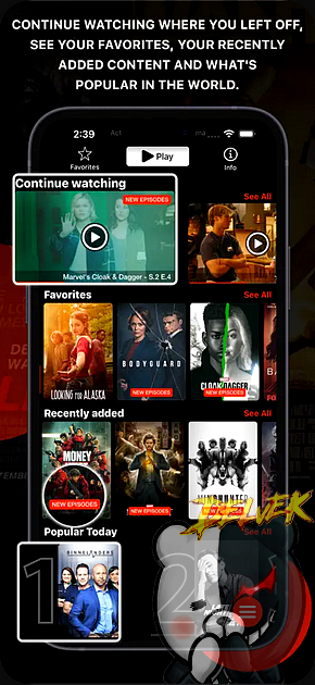 iPTVX iPhone screenshot 3