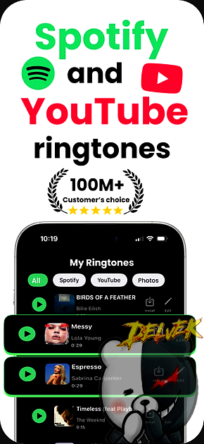 iRingtone - Spotify & YouTube screenshot 1