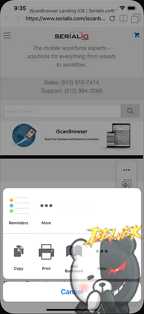 iScanBrowser Pro iPhone screenshot 2