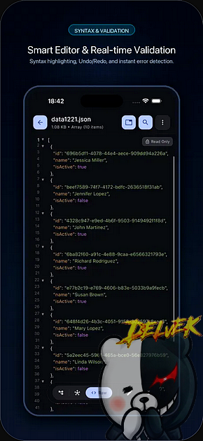 JSON Tools iPhone screenshot 2