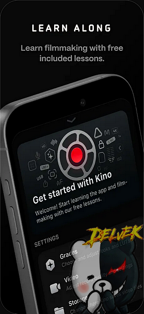 Kino - Pro Video Camera iPhone screenshot 3