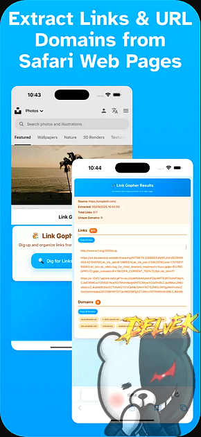 Link Gopher - Extract URLs iPhone screenshot 3